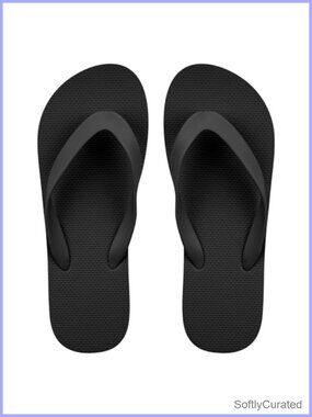 Platform Rubber Flip Flops Lightweight Non-Slip Beach Thong Sandals